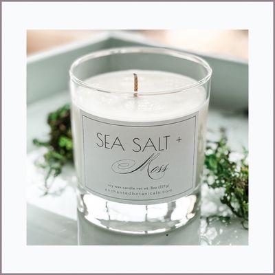 SEA SALT + MOSS Scented Candle