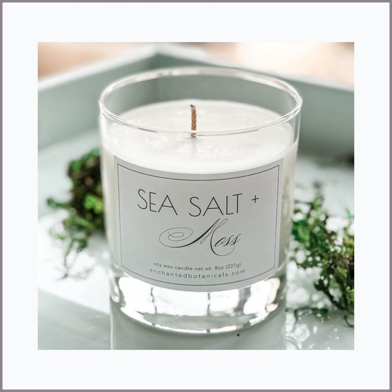 SEA SALT + MOSS Scented Candle