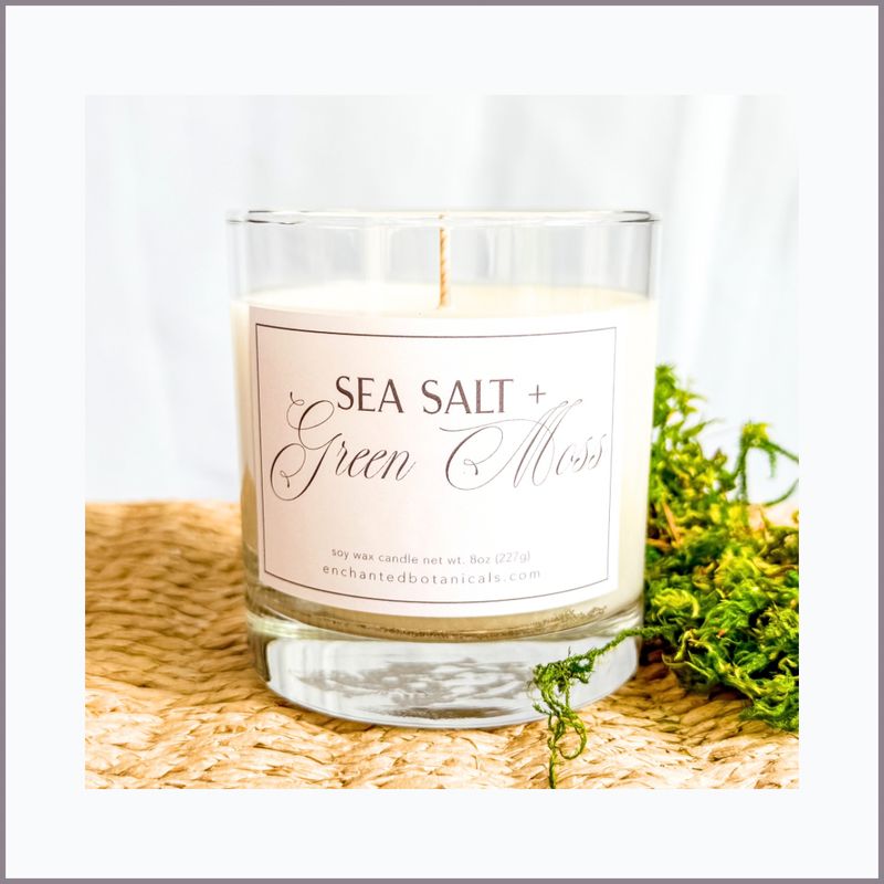 SEA SALT + GREEN MOSS Scented Candle SEA SALT + GREEN MOSS Scented Candle