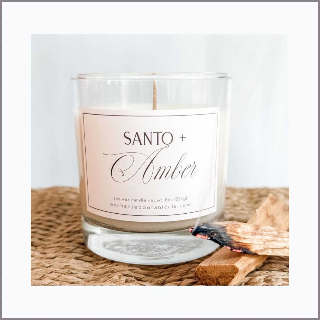 SANTO + AMBER Scented Candle