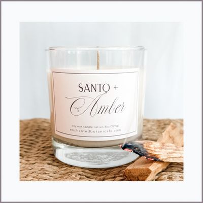 SANTO + AMBER Scented Candle
