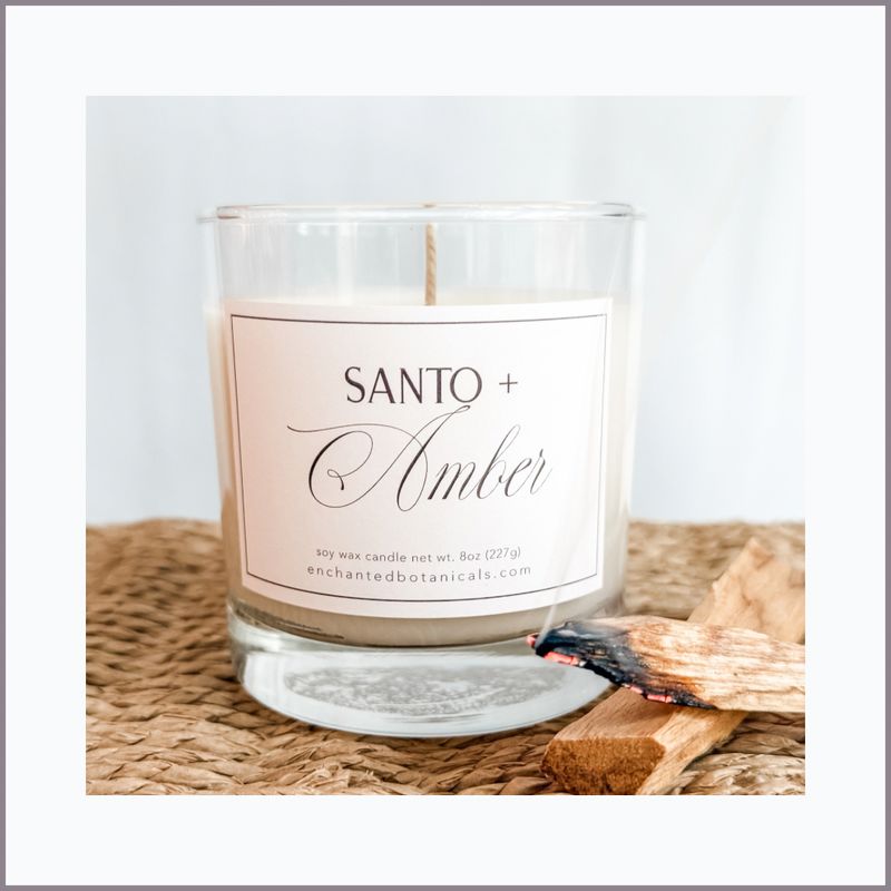 SANTO + AMBER Scented Candle
