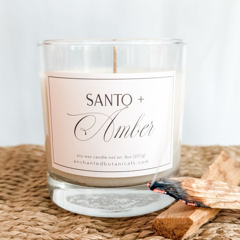 SANTO + AMBER Scented Candle