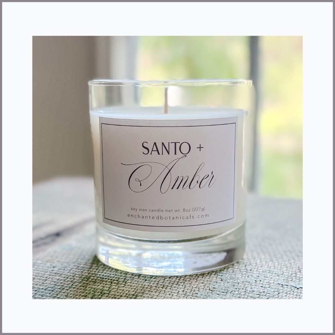 SANTO + AMBER Scented Candle