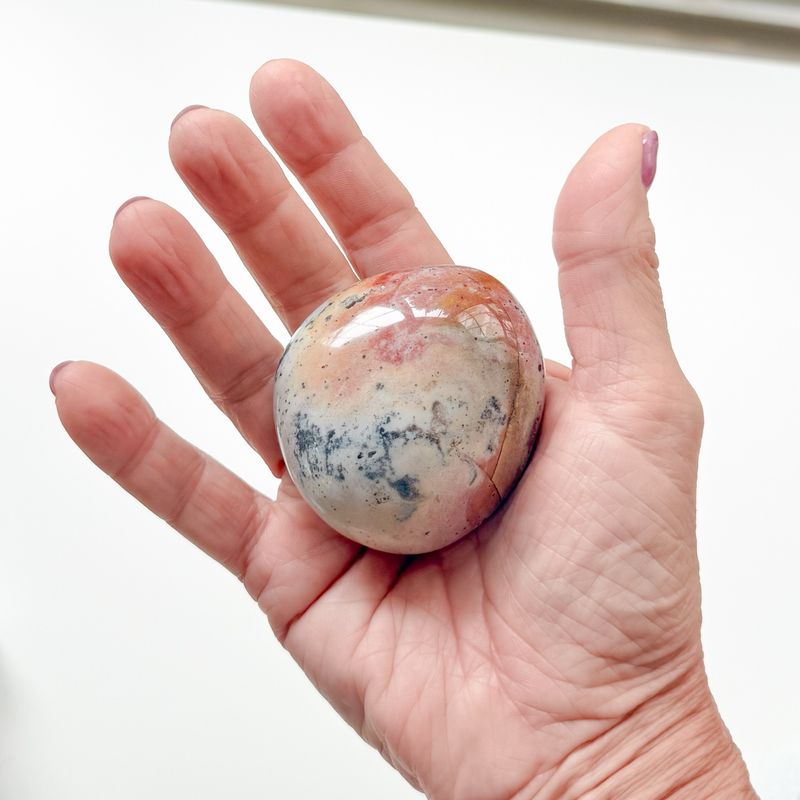 OCEANIC JASPER Palm Stone