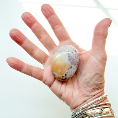 OCEANIC JASPER Palm Stone