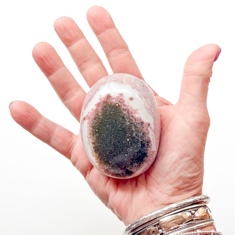 OCEANIC JASPER Palm Stone