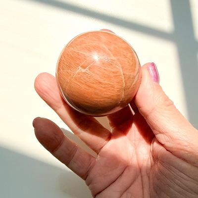 PEACH MOONSTONE Sphere