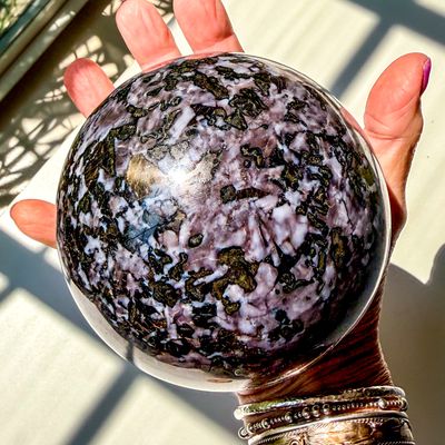 INDIGO GABBRO (Mystic Merlinite) Sphere