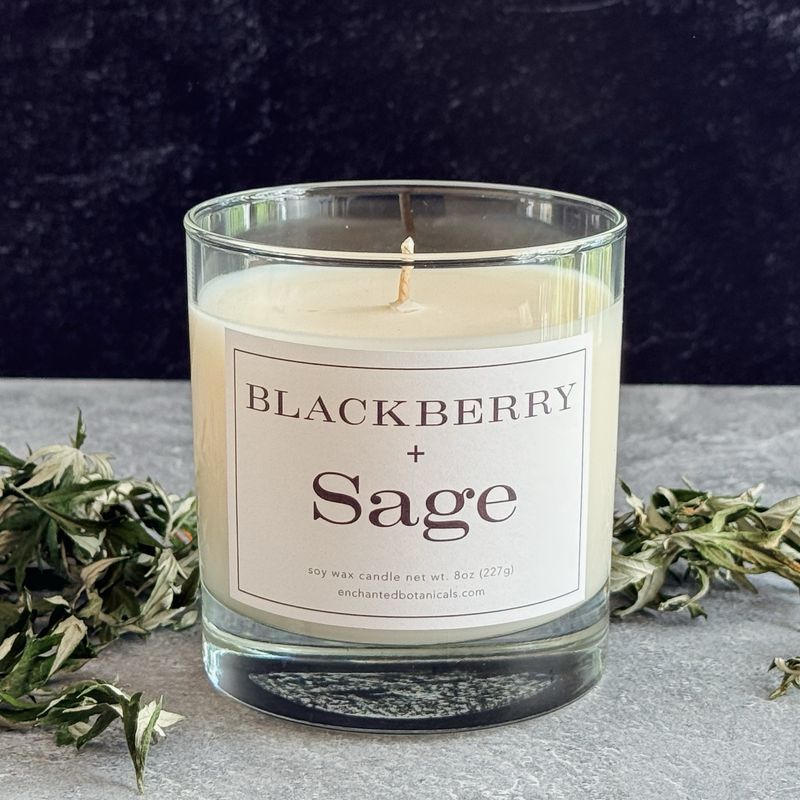 BLACKBERRY + SAGE Scented Candle