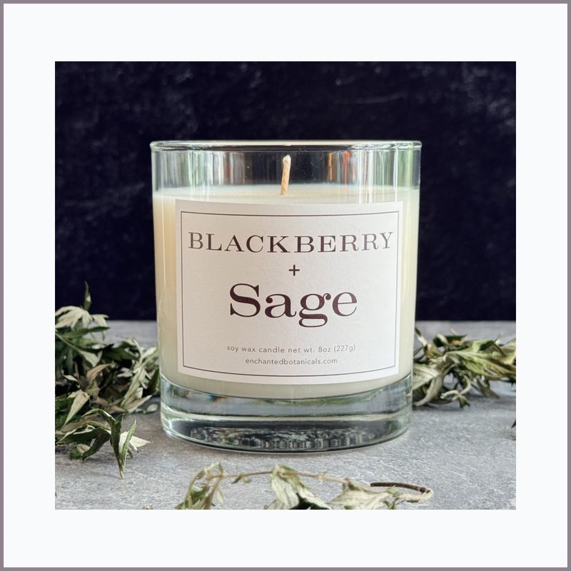 BLACKBERRY + SAGE Scented Candle