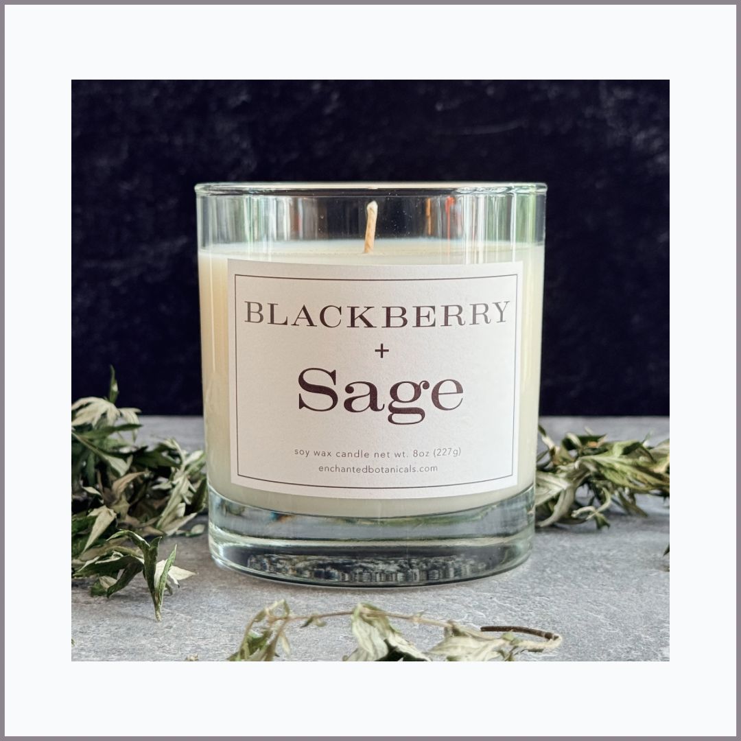 BLACKBERRY + SAGE Scented Candle