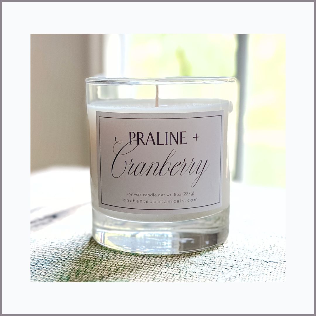 PRALINE + CRANBERRY Scented Candle