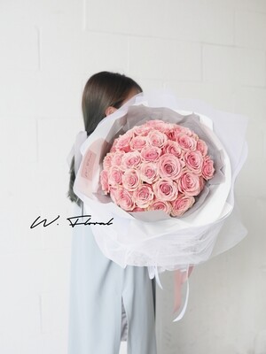 24 - 36 Pink Rose Bouquet