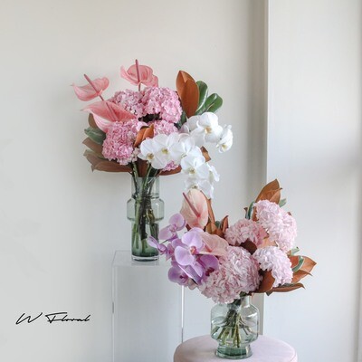 Luxe Everlasting Front Desk Flower Arrangement