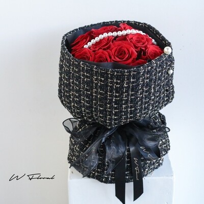 Chanel Pearl Blue Lavender Rose Bouquet GTA Delivery