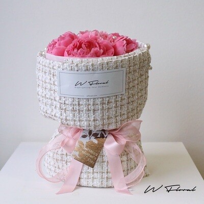 Coral Sunset Peony Peonies Spoil Chanel Bouquet