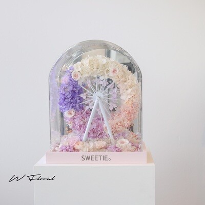 Preserved Ferris Wheel Wonderland - Pastel Dream Preserved Ferris Wheel Wonderland - Pastel Dream