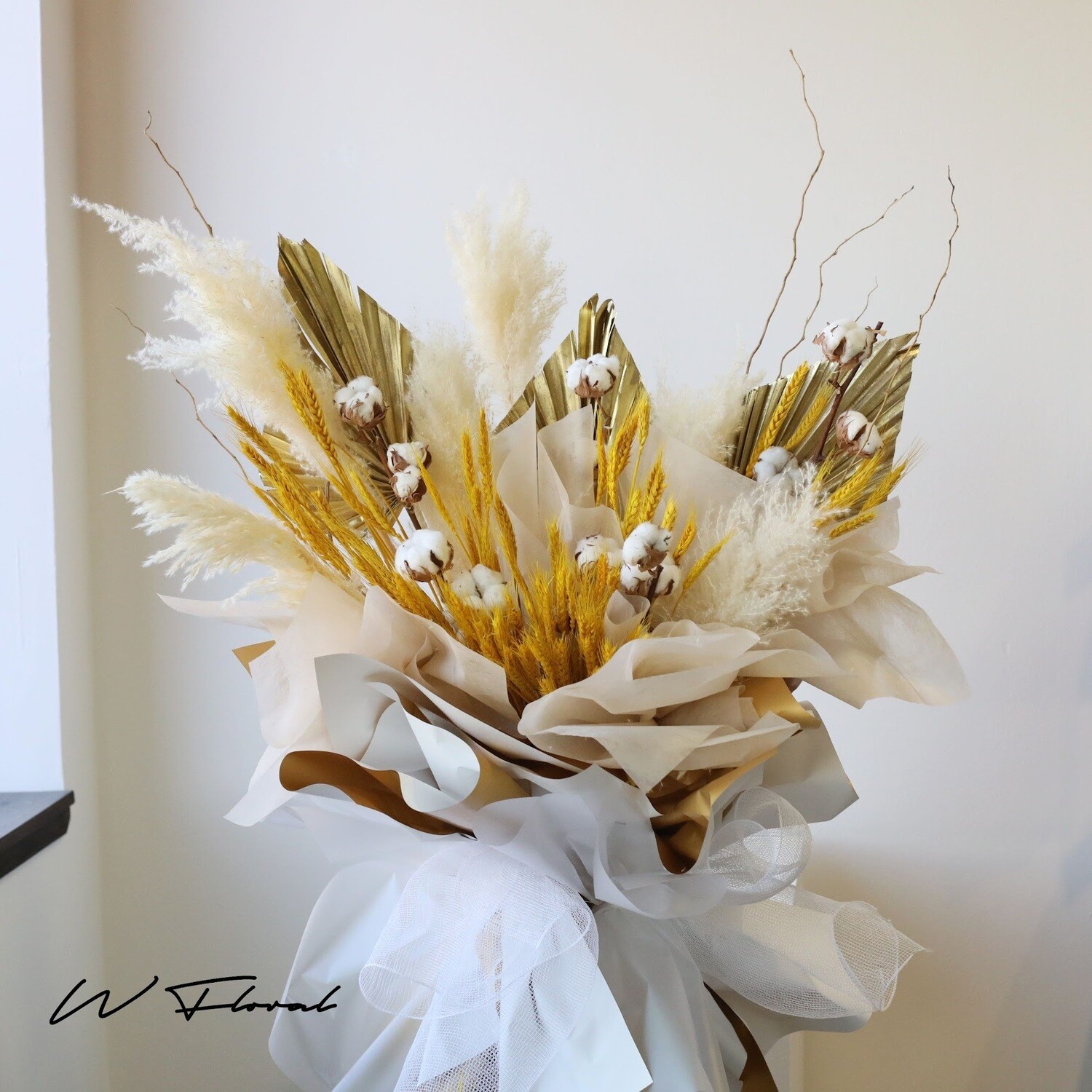 Everlasting Dried Flower Standing Lush, Size: Standard