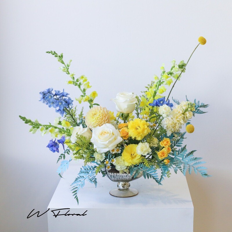 Gold Lida Bowl Arrangement