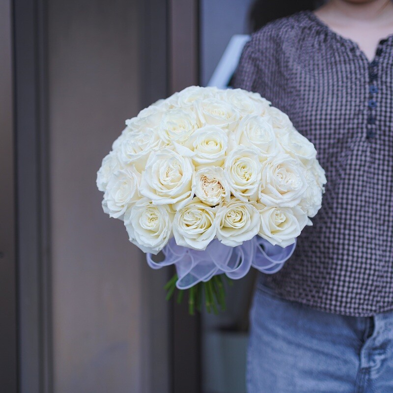 Pure Rose Bridal Bouquet