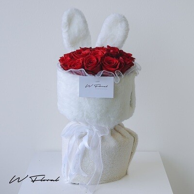 Mr Rabbit Red Rose