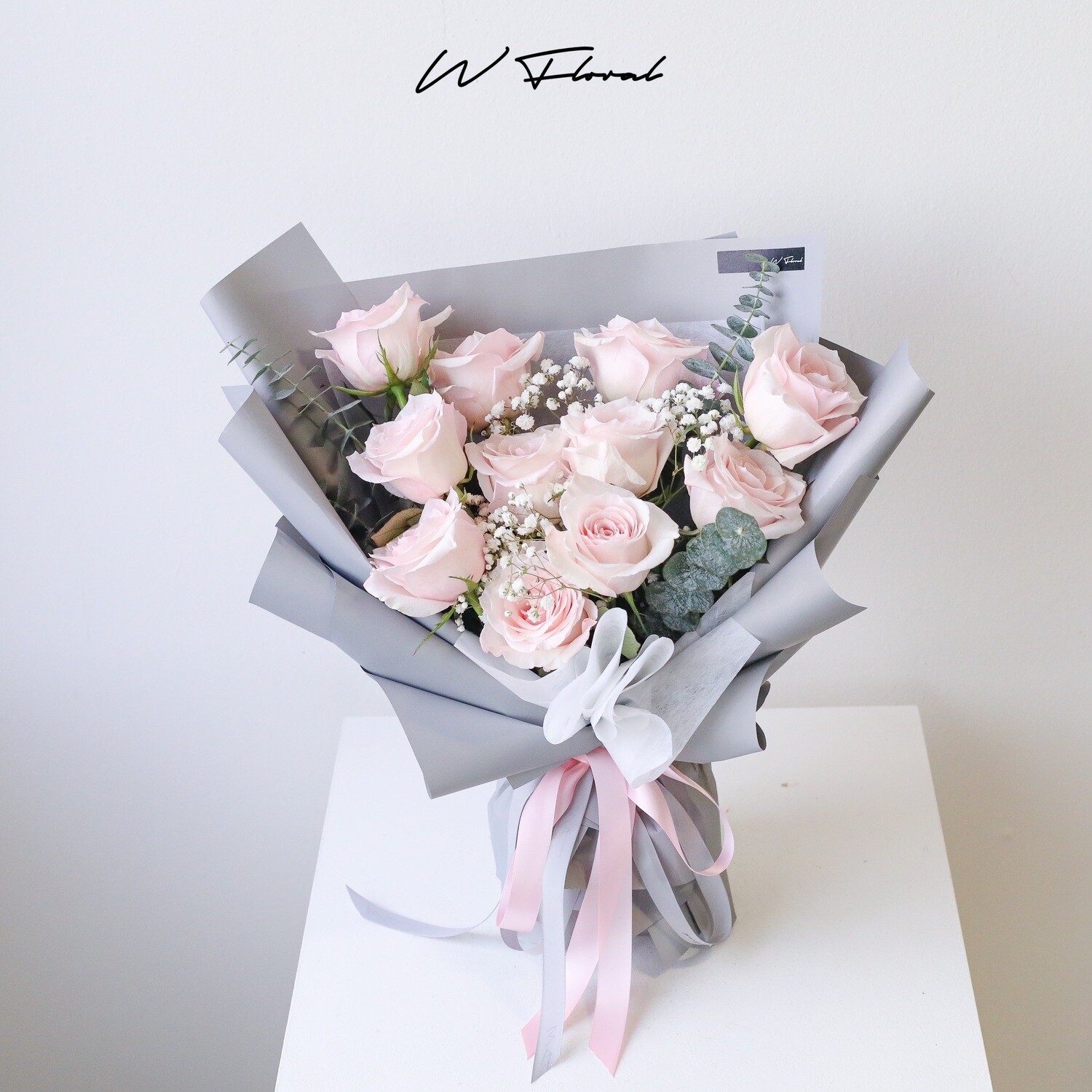 11 Pink Rose Bouquet
