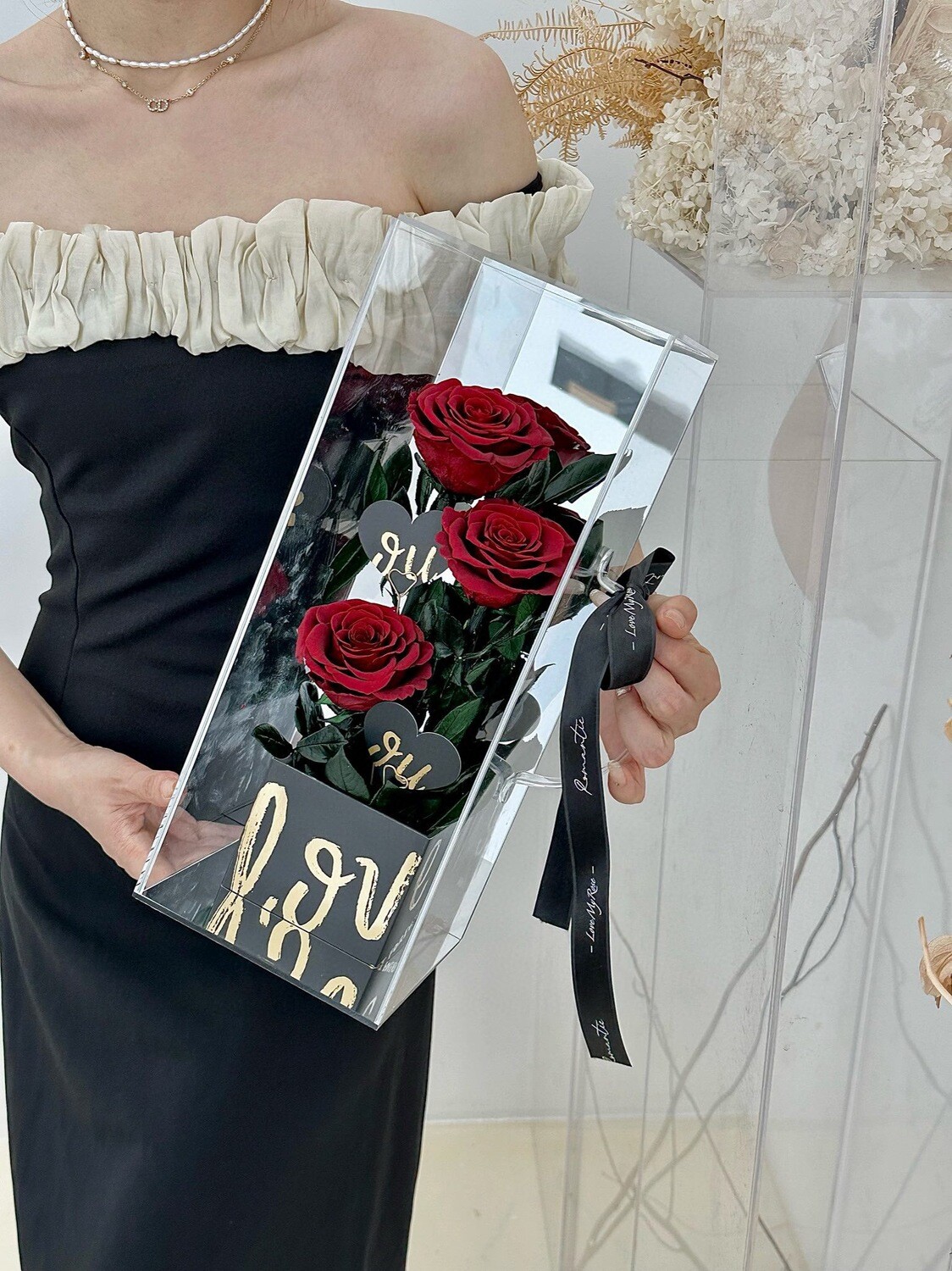 Preserved Rose - Carry My Love - Red Rose