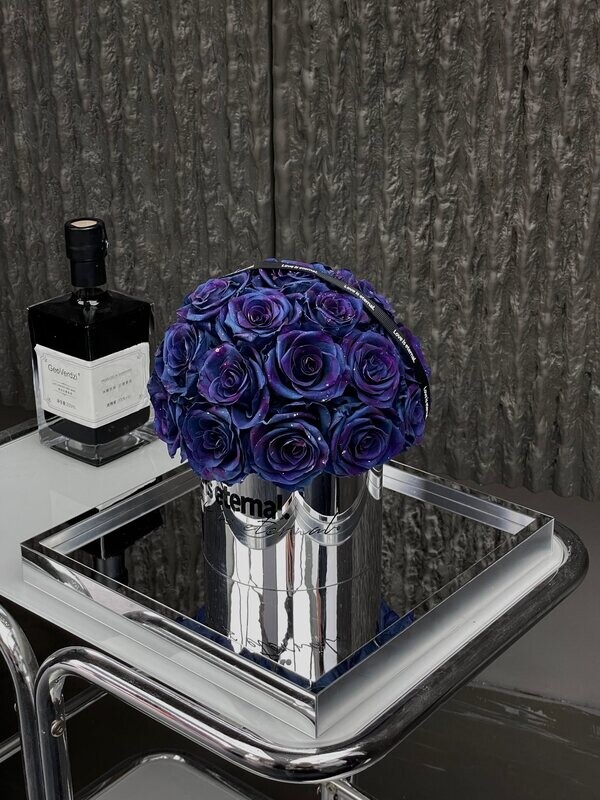 Preserved Rose - Mushroom Rose Hug - Galaxy Star Rose