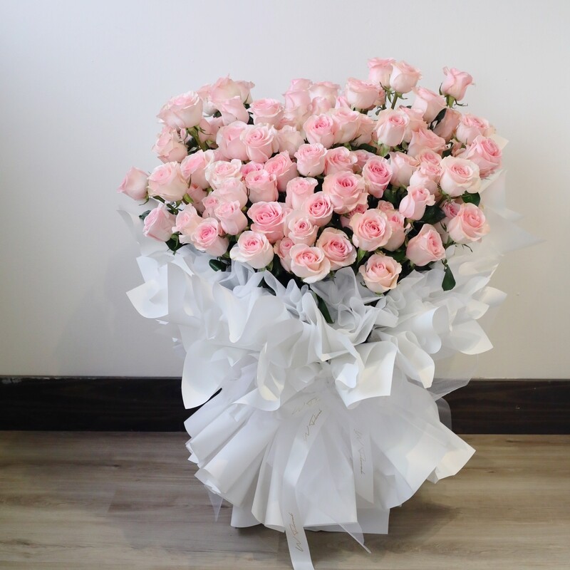 Giselle Pink Rose Bouquet