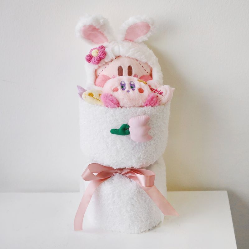 Plush Toy Cuddle Bouquet - Kirby White Tulip