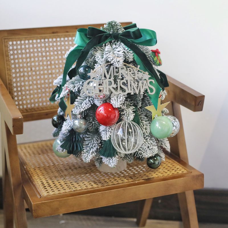 18 Inch Minimalist Tabletop Christmas Tree - Juniper Jewel