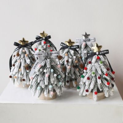 8 Inch Merry Christmas Mini Christmas Tree