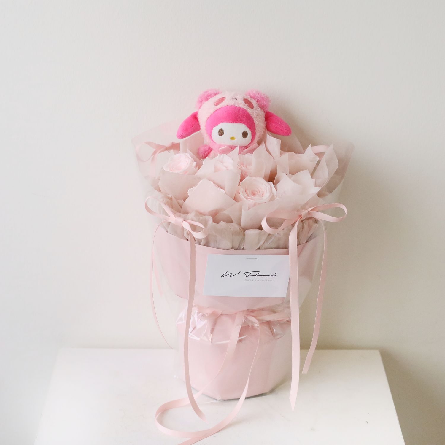 Preserved Rose -  Lolita Round Rose Bouquet - Melody