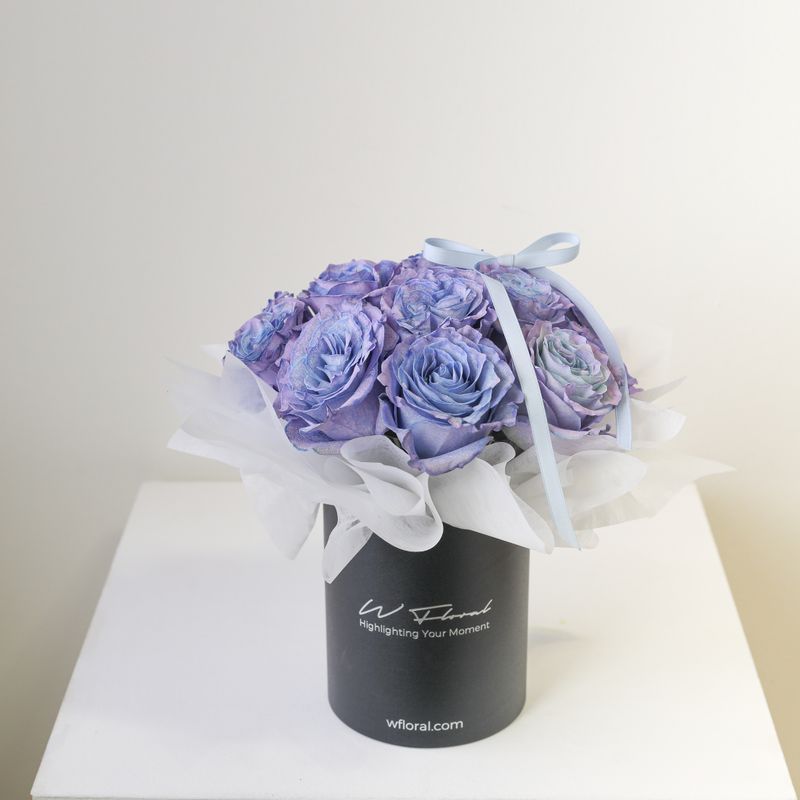 Blue Lavender Rose Hug