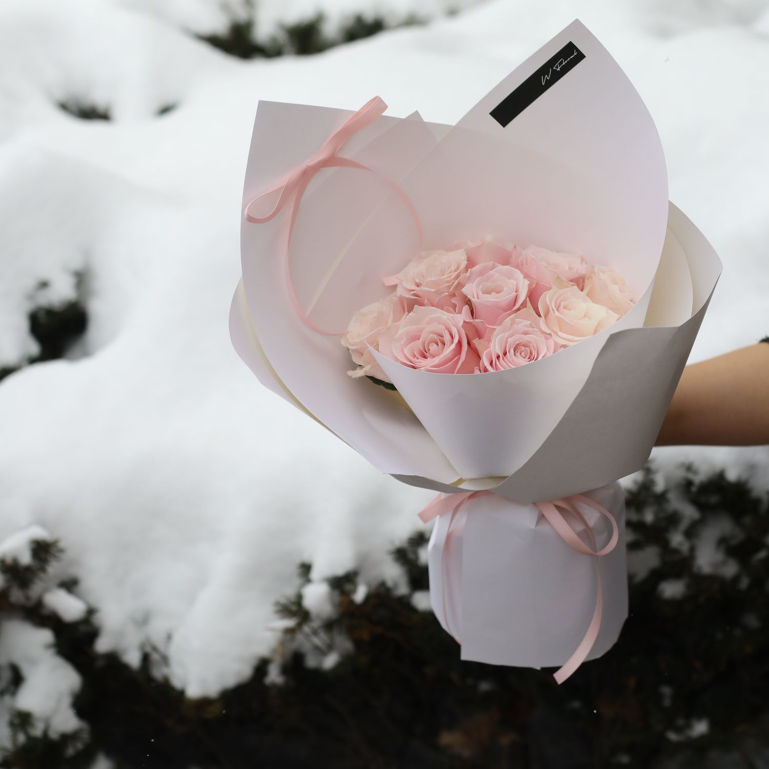My Juliet Round Bouquet -  Pink