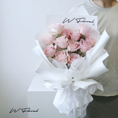 Pink Rose Only Bouquet
