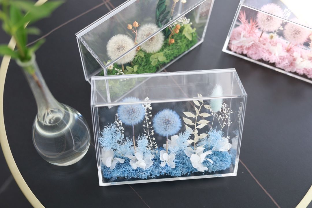 Preserved Flower - Dandelion Garden - Blue