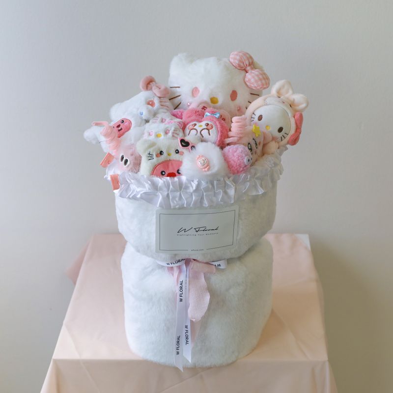 Plush Toy Cuddle Bouquet - Hello Kitty &amp; Friends - Extra Large