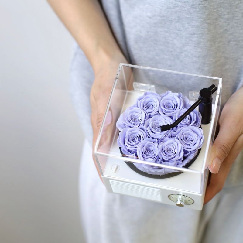 Preserved Rose - Mini Melody Bloom Bluetooth Speaker - Lavender