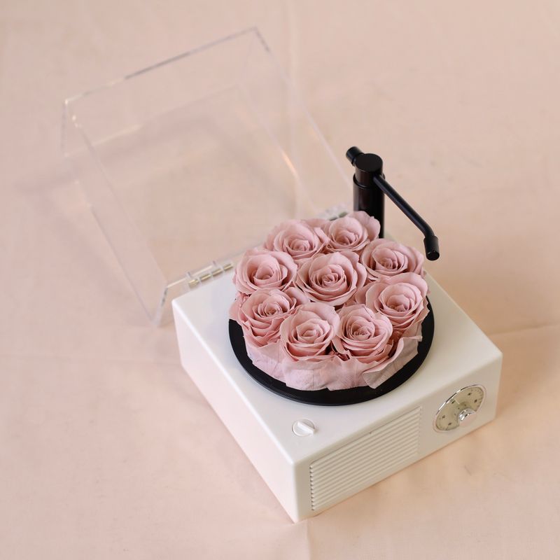 Preserved Rose - Mini Melody Bloom Bluetooth Speaker - Lotus Pink