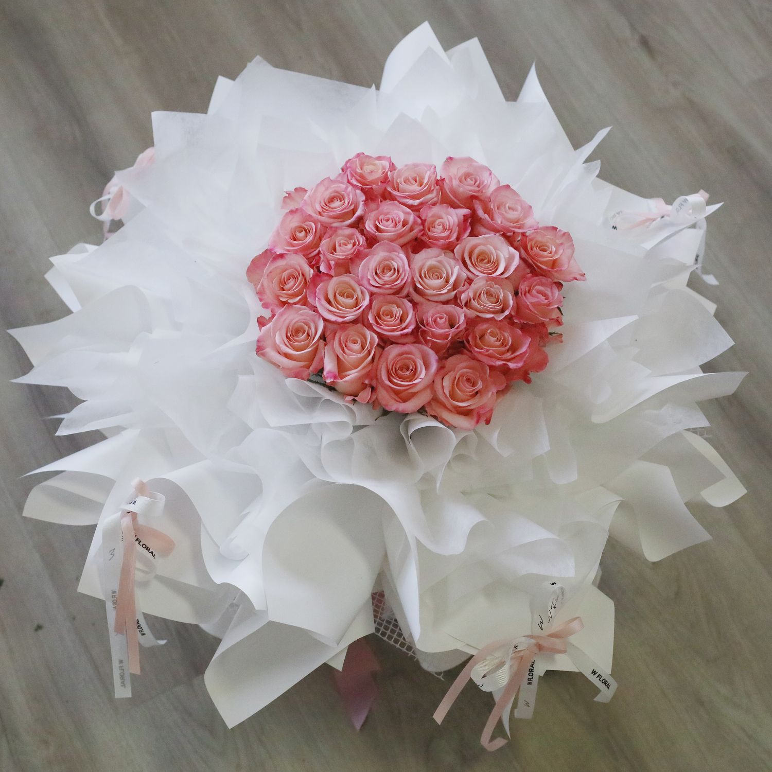 Ballet Round Bouquet Rhoslyn Rose