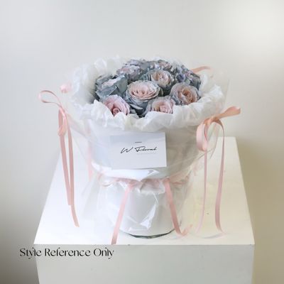 Lolita Round Bouquet -  Blue Sand