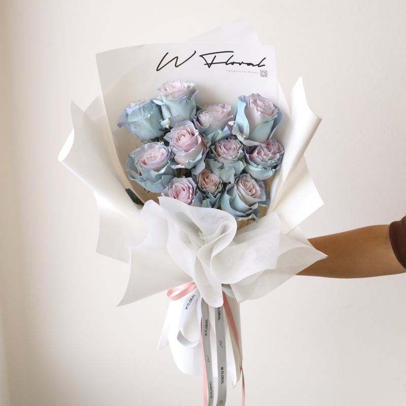 Blue Sand Rose Only Bouquet