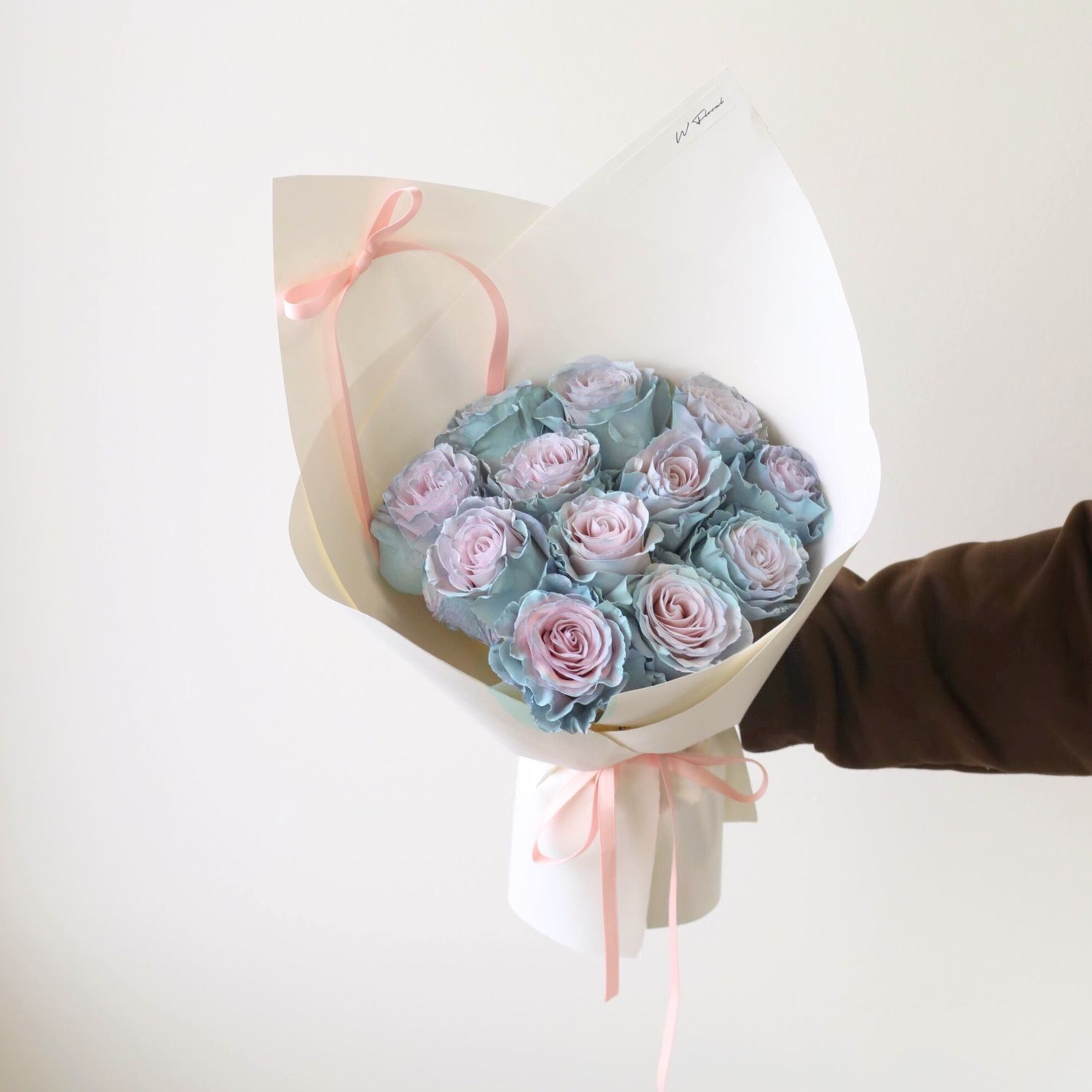 My Juliet Round Bouquet -  Blue Sand