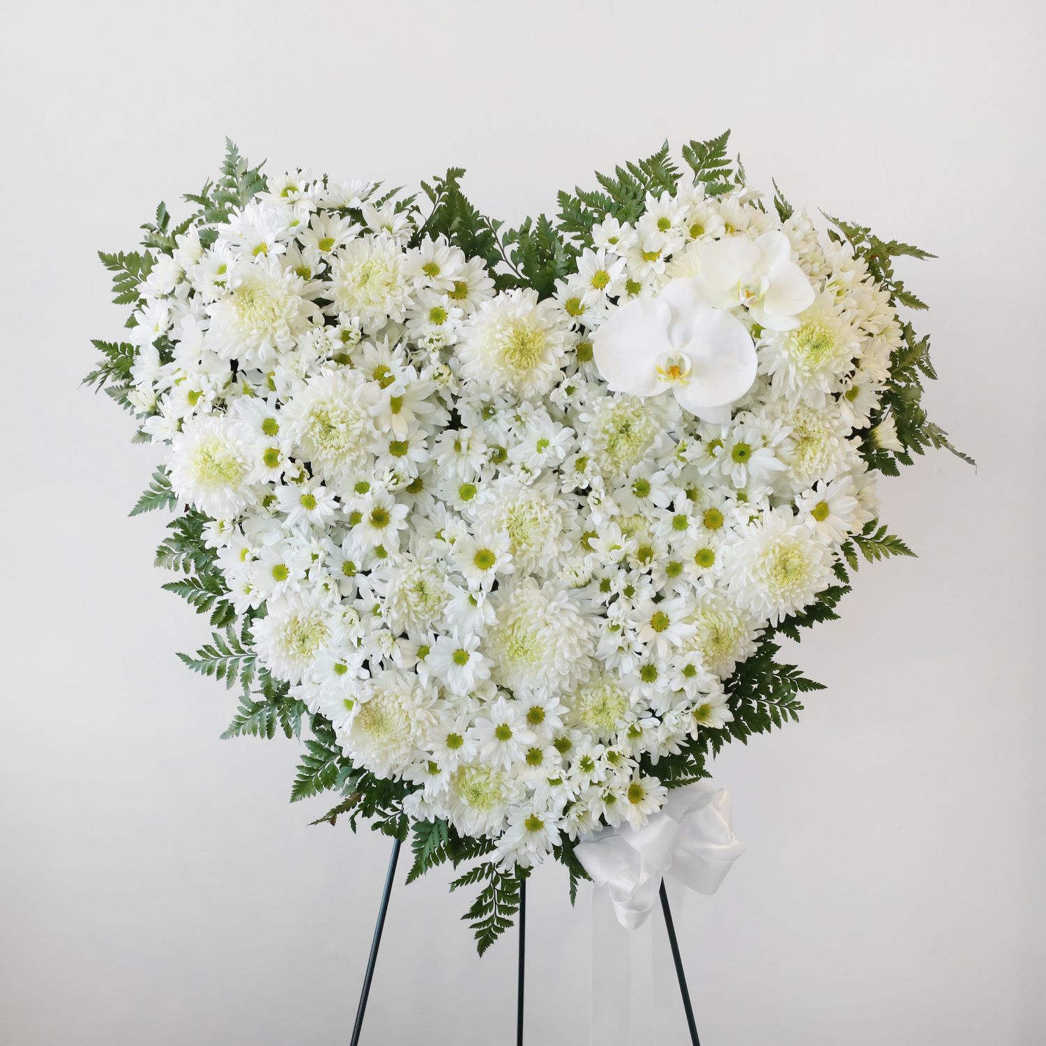heart-shaped funeral wreath Toronto delivery