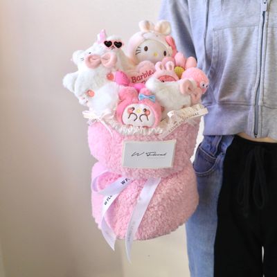 Plush Toy Bouquet –Sweet Princess Kitty - Large