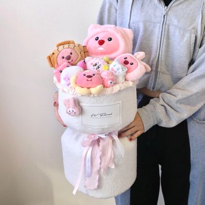Plush Toy Cuddle Bouquet - Loopy &amp; Kirby - Extra Large