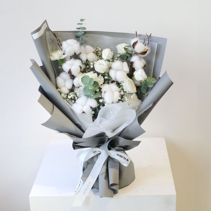 Best Wishes Cotton Bouquet