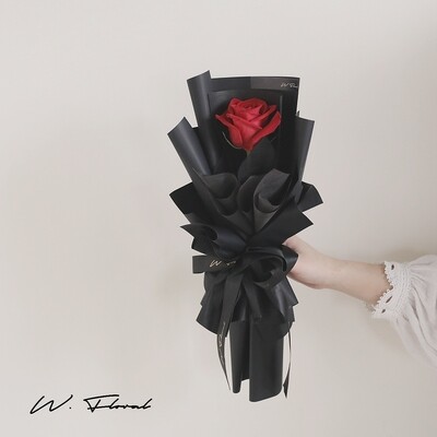Single Rose Bouquet